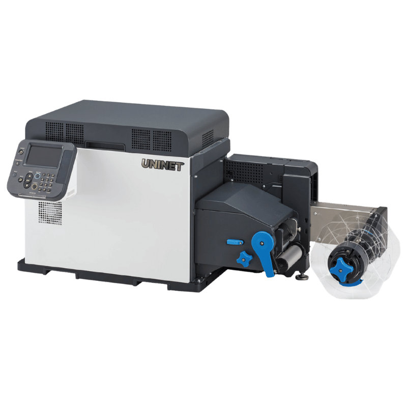 Uninet iColor 400 Label Press Side View 2