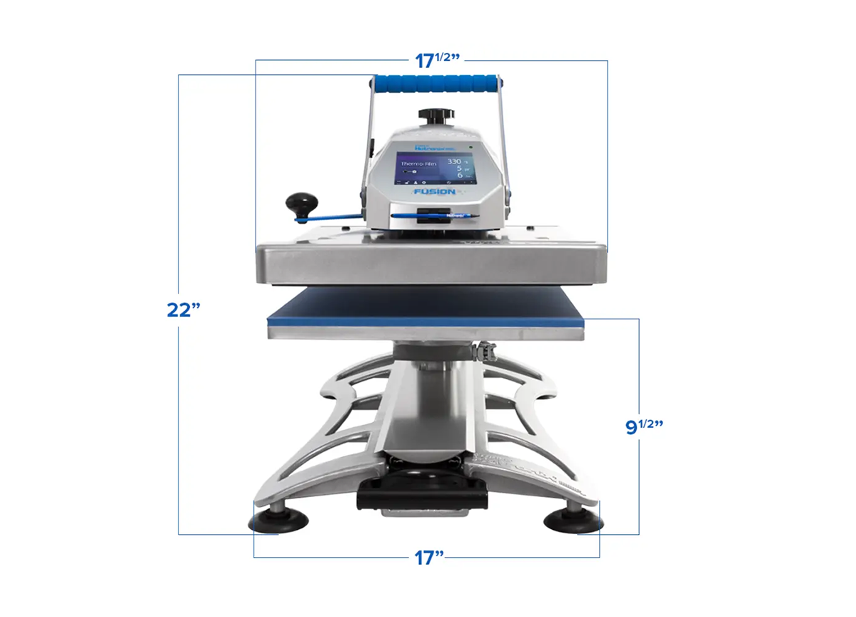 Hotronix Fusion IQ Heat Press 16 in X 20 in (406 x 506mm) 120V
