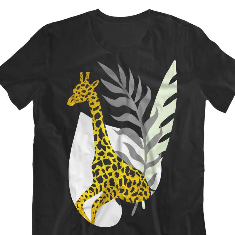 iColor560 Digital Transfer Printer Giraffe T-Shirt