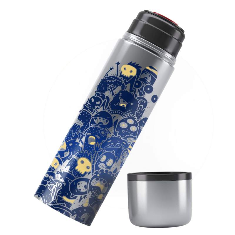 iColor560 Digital Transfer Printer Metal Bottle Mockup